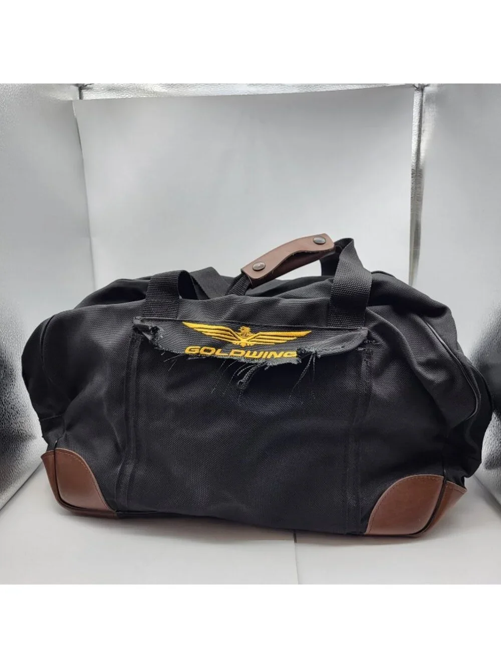 Vintage USA Made Goldwing duffle bag 80's travel luggage Motorcycle bag